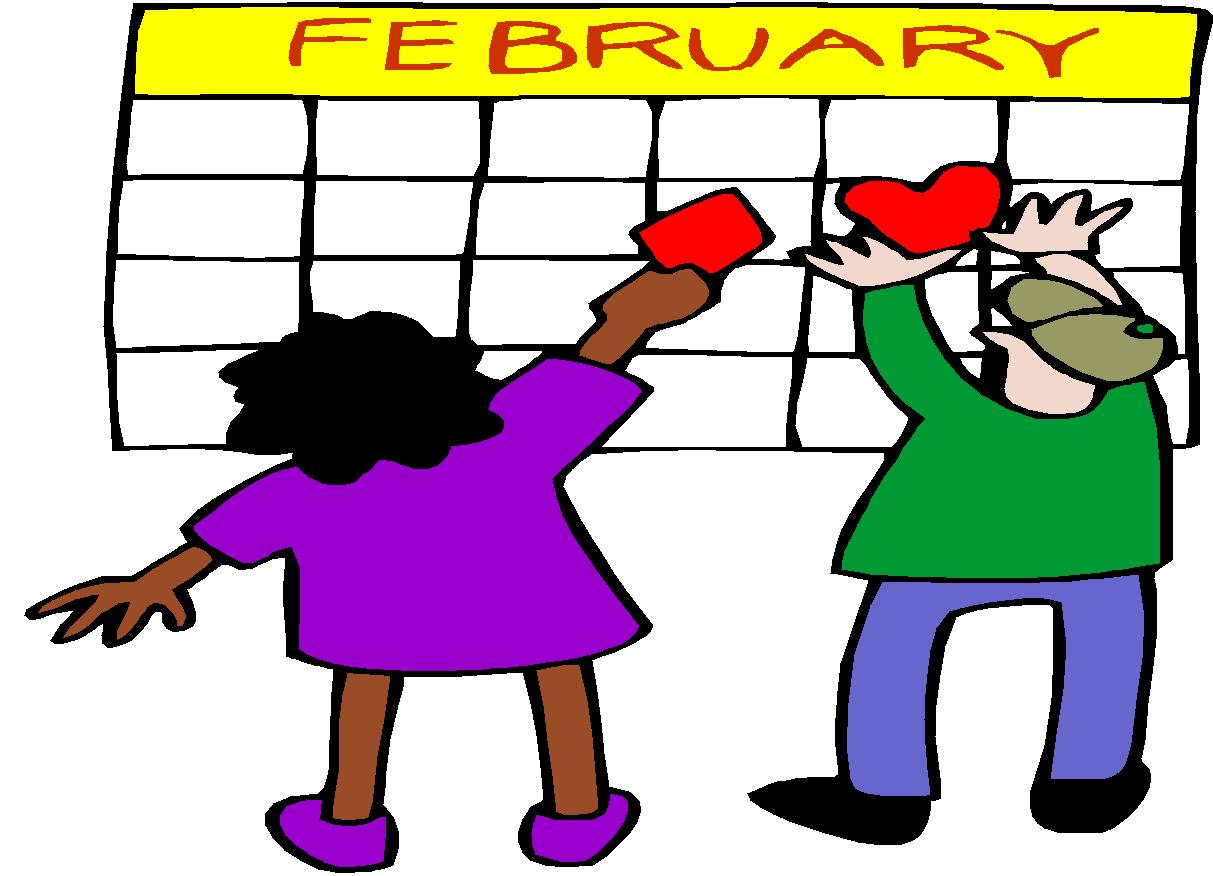 February clipart for school