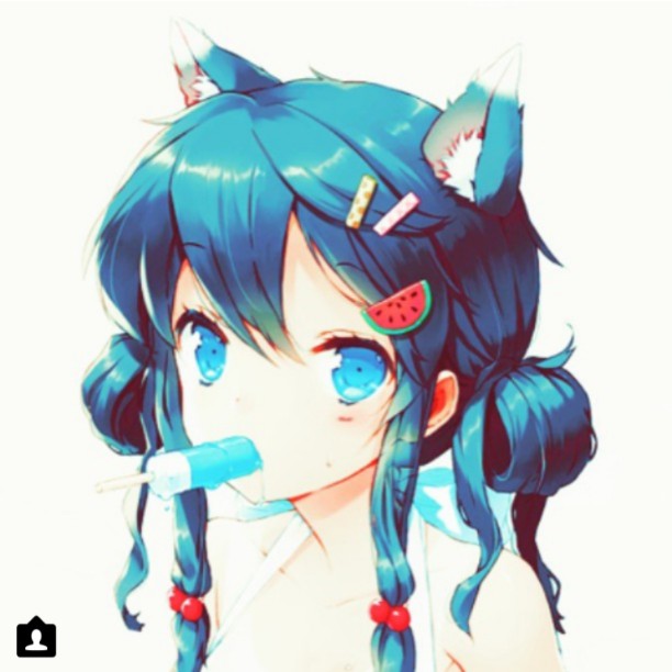 sad girl anime on Instagram