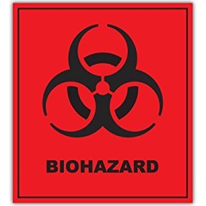 Amazon.com: BIOHAZARD Danger Warning sign sticker decal 4" x 5 ...