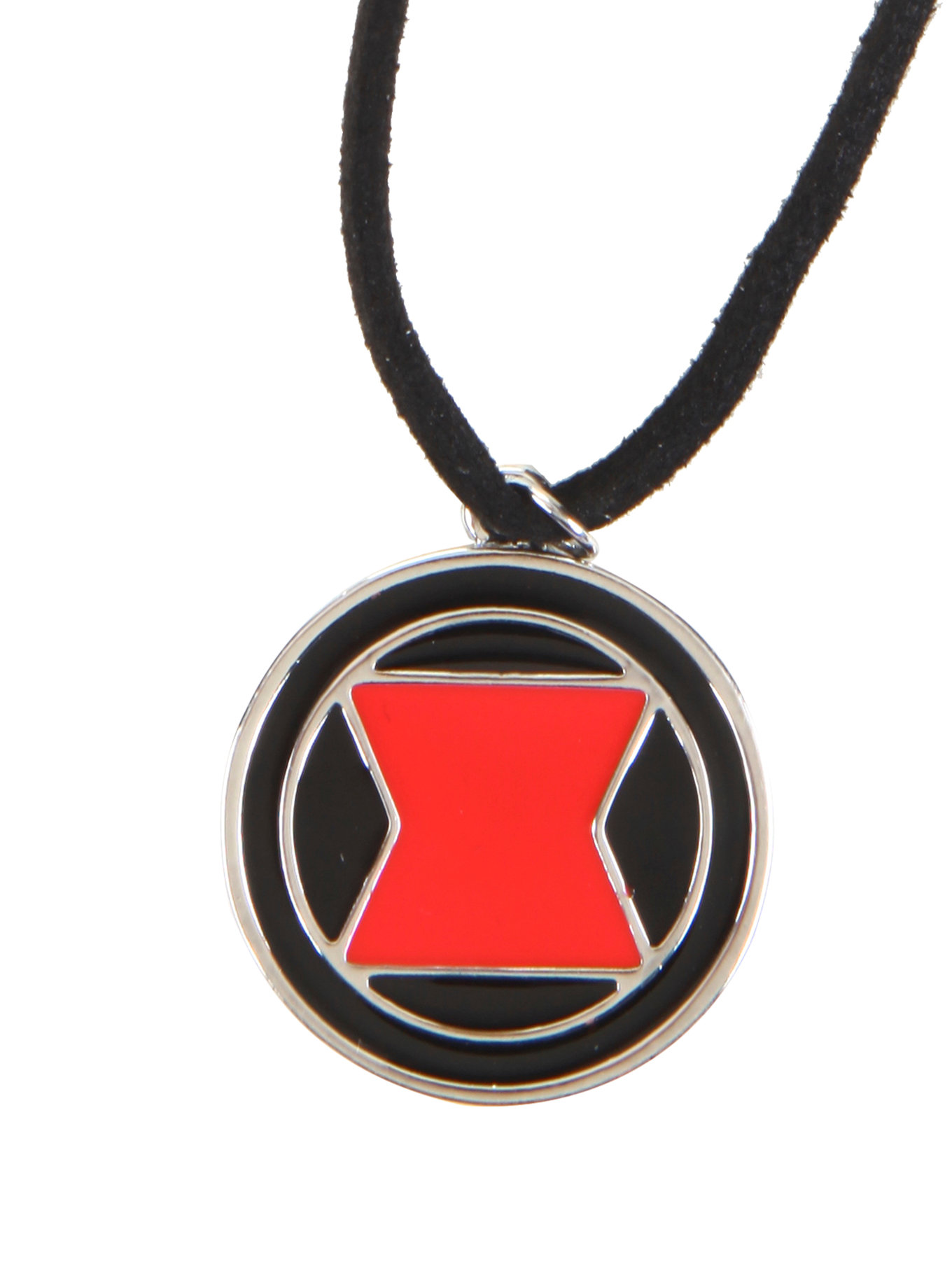 Marvel Avengers Black Widow Logo Cord Necklace | Hot Topic