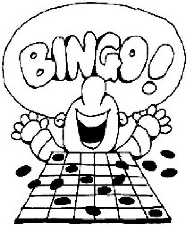 Bingo clipart black and white - ClipartFox