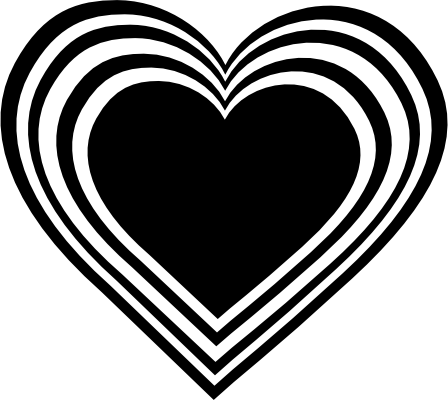 449 views Black and white heart clipart - ClipartFox