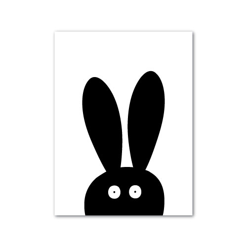 Black And White Bunny Ears - ClipArt Best