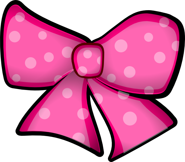 Baby Pink Bow Clipart