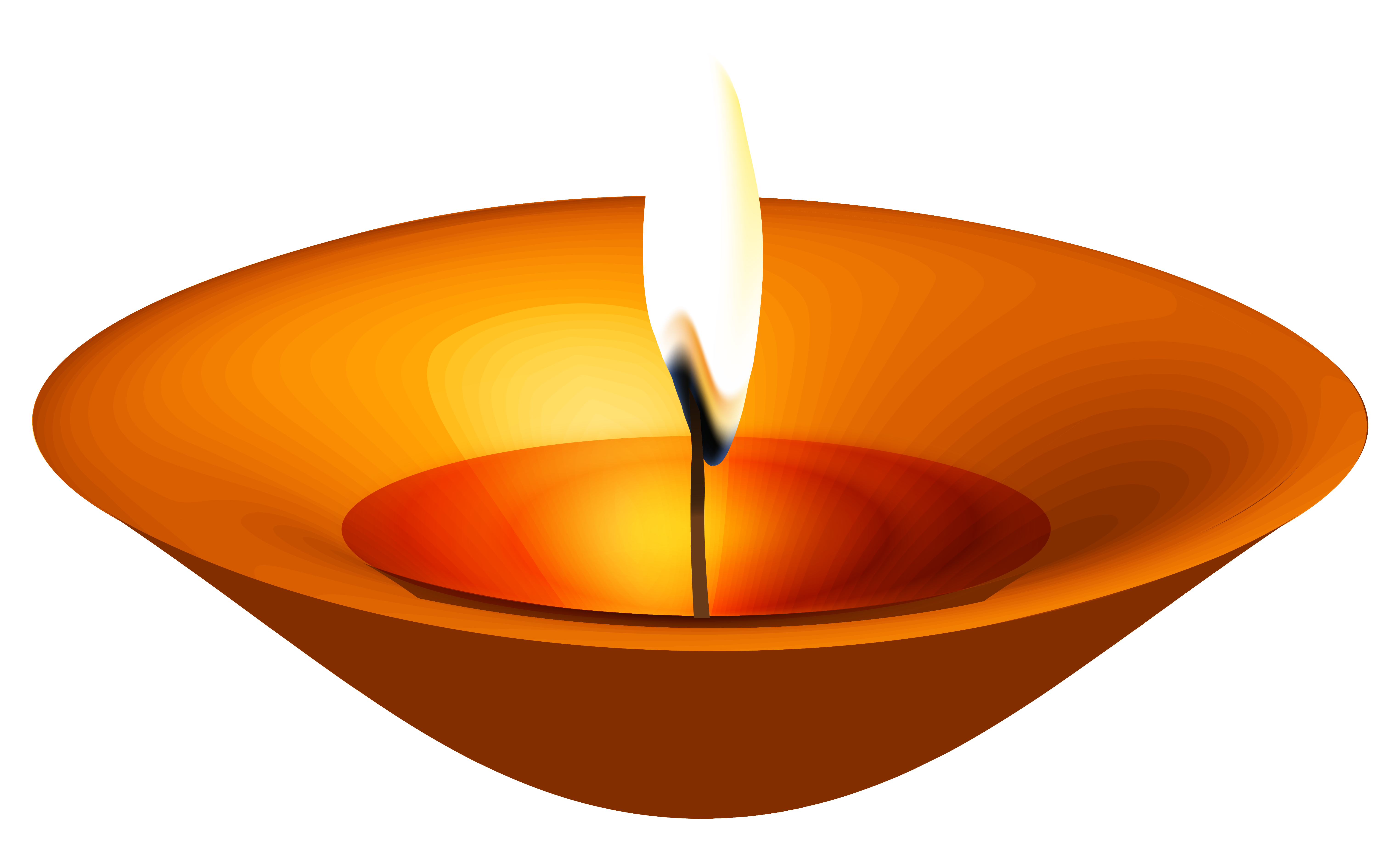 Diwali Candle PNG Clipart Image