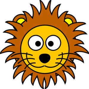 Animated lion clipart