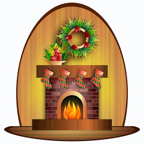 Christmas Fireplace Clipart | Free Download Clip Art | Free Clip ...