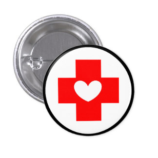 Nursing Symbol Buttons & Pins | Zazzle