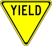 Manual of Traffic Signs - Were YIELD signs ever yellow?