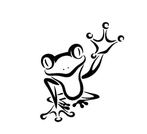 Jumping Frog Tattoo Stencil | Tattoobite.com