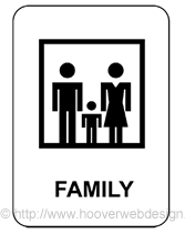 Free Printable Family Restroom Temporary Sign