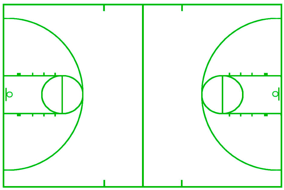 Free Printable Basketball Court Template Free Templates Printable