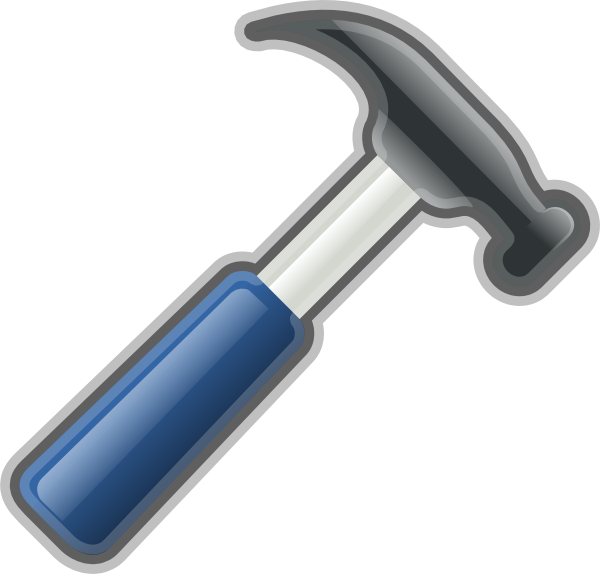 Hammer clip art Free Vector