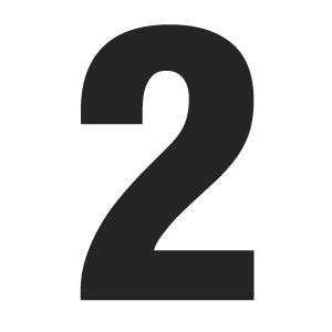 Print big numbers - A4 sized numbers in solid black | Number templates