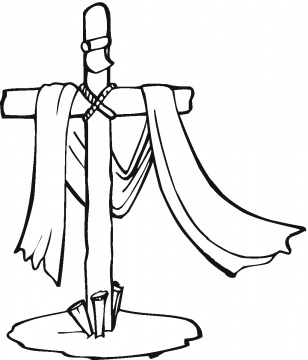 Stations Of The Cross coloring page | Super Coloring