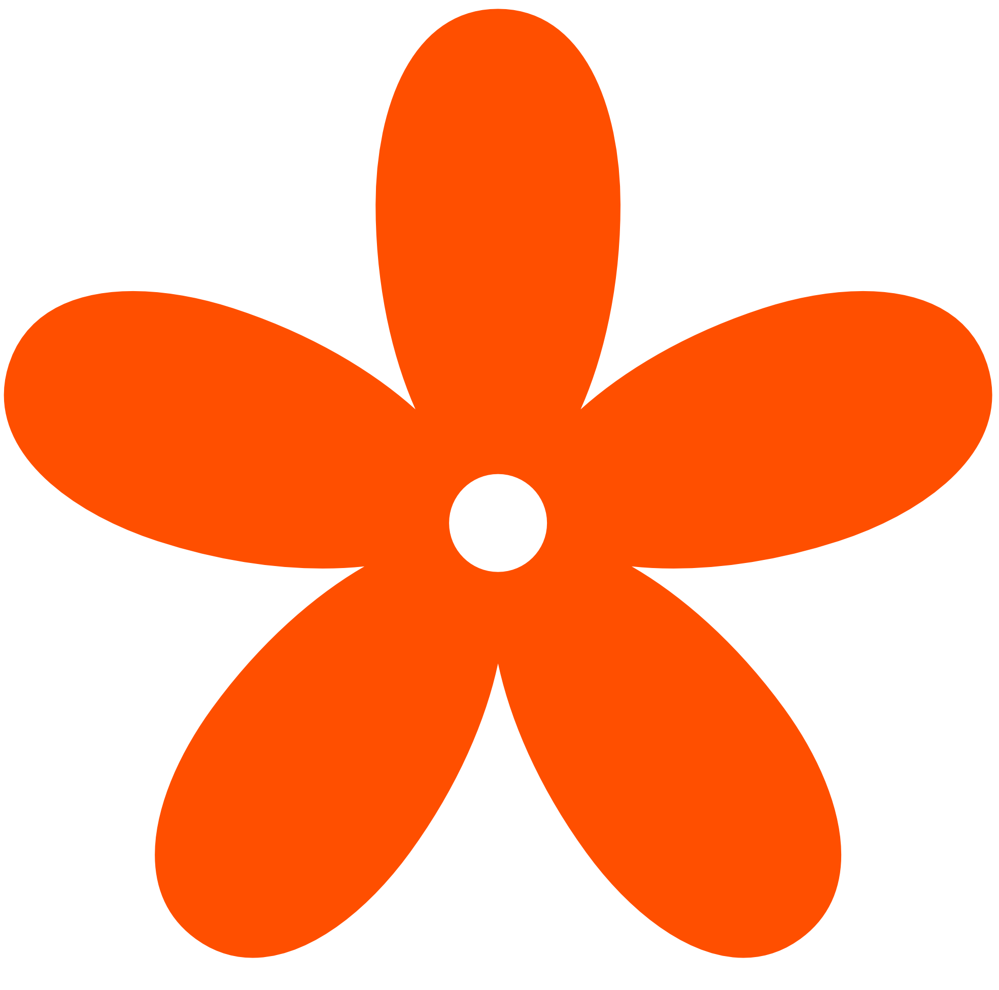 Orange Flower Clipart