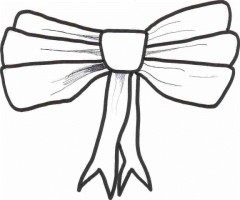 Hair Bow Coloring Pages