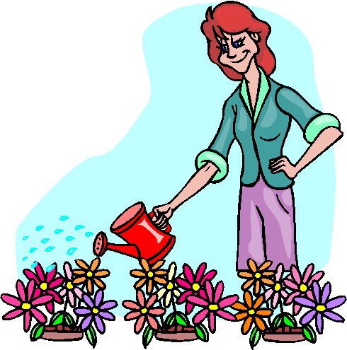 Clipart images of garden