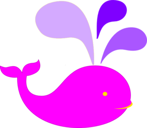 Pink Baby Whale Clipart - Free Clipart Images