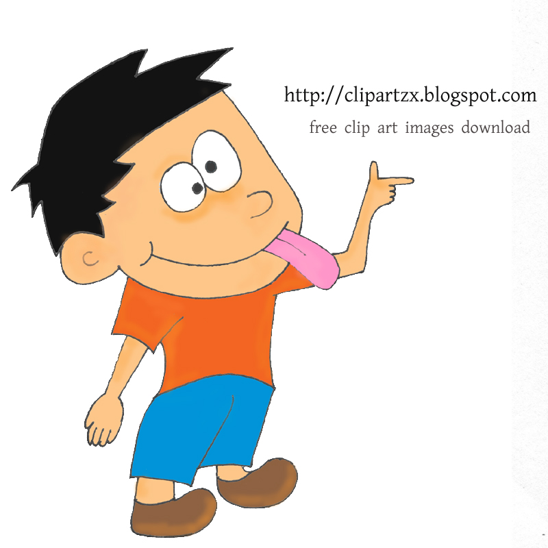 Sticking Tongue Out Clipart