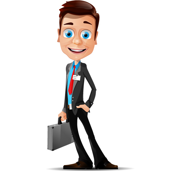 Cartoon Businessman Vector