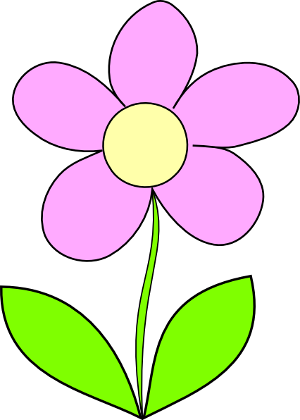 Purple Flower Clip Art - Tumundografico