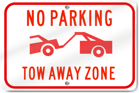 Tow Away Sign | eBay