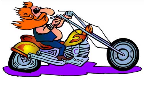 funny motorcycle clipart - photo #2