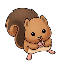 Baby Squirrel Clipart
