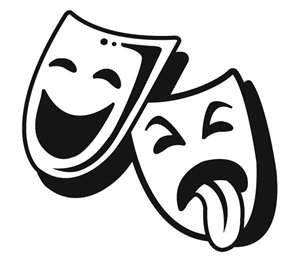 Comedy Drama Masks - ClipArt Best
