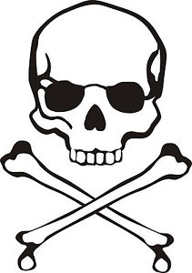 Pirate Skull And Crossbones Clip Art - Tumundografico