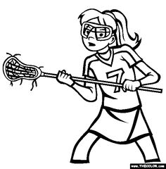 Cartoon lacrosse sticks clipart - Clipartix
