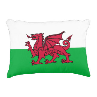 Welsh Dragon Flag Pillows - Decorative & Throw Pillows | Zazzle