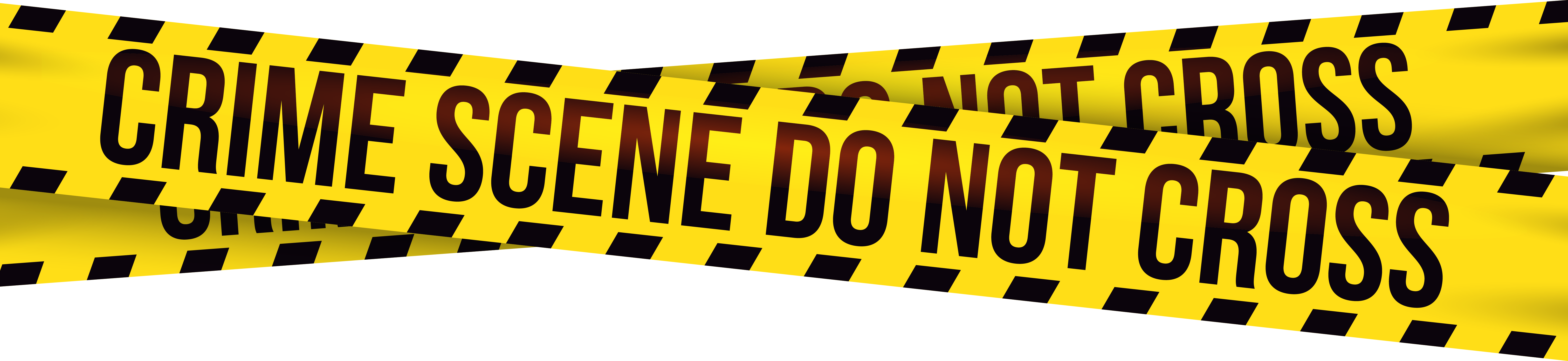Police Barricade Tape PNG Clip Art Image