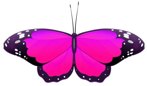 purple butterfly clip art – Clipart Free Download