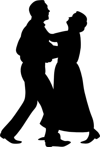 Dancing Couple clip art Free vector in Open office drawing svg ...