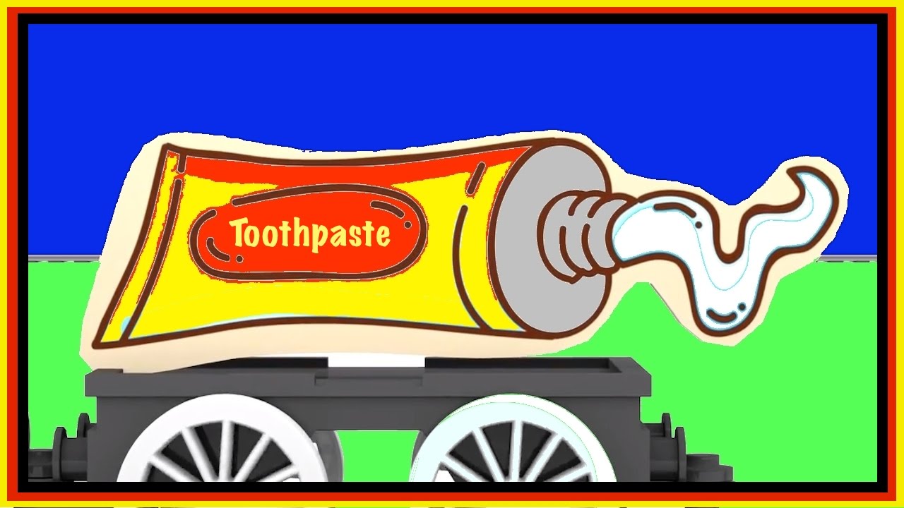FUNNY TEETH! Color Cartoon Cars Animation - Magic Train Puzzles ...