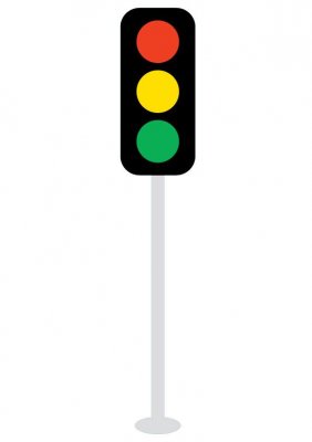 Cartoon traffic light clipart