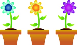 Flower pot clip art free