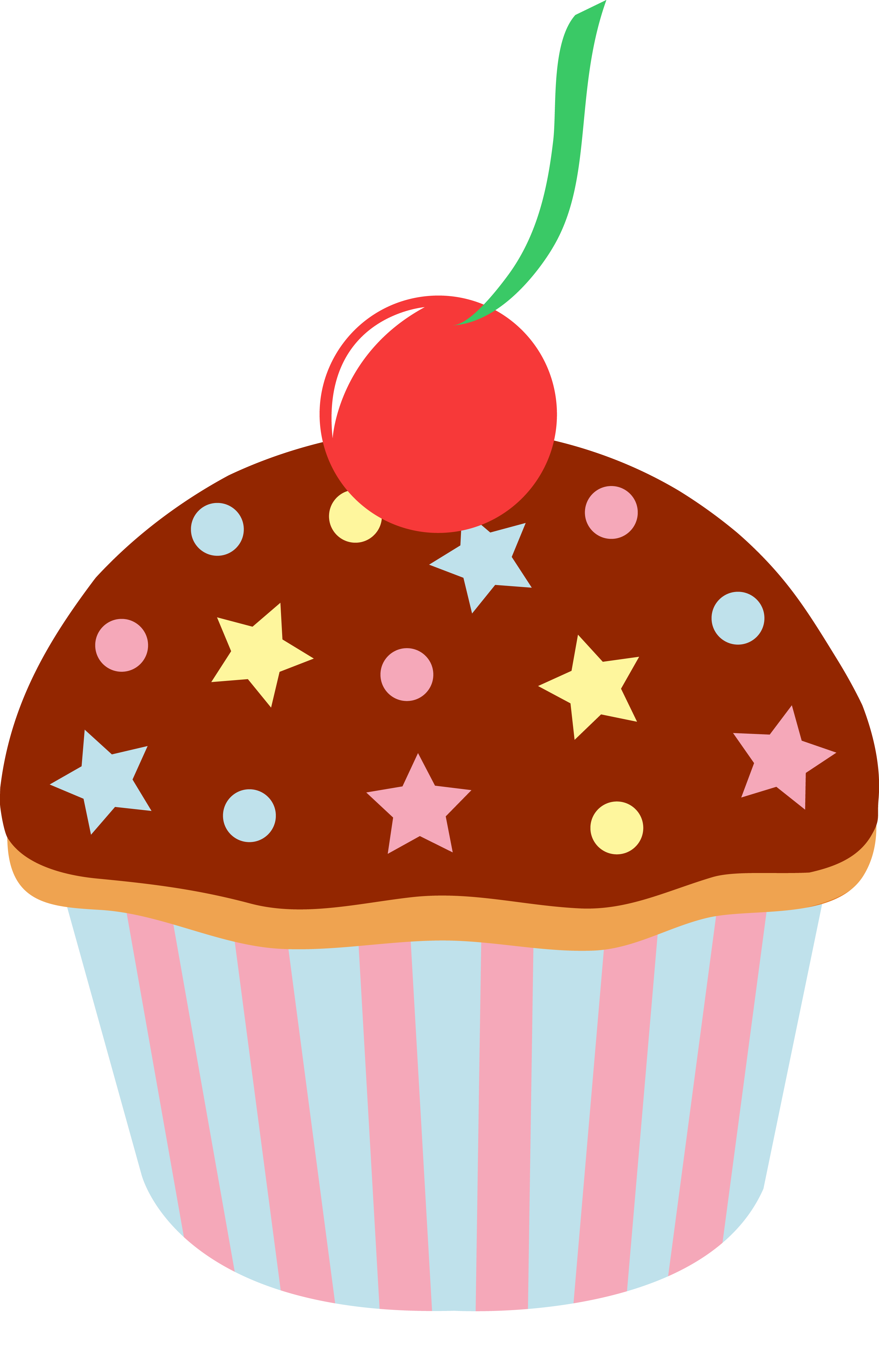 Cute Cupcake Clipart - Tumundografico