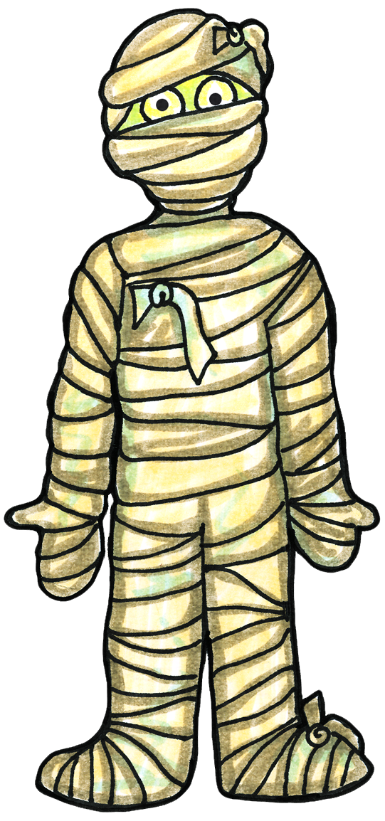 Free cartoon mummy clip art - Clipartix