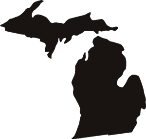 Shape Of Michigan - ClipArt Best