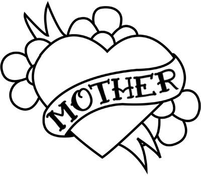 Mothers, Mother's day and Tattoo stencils