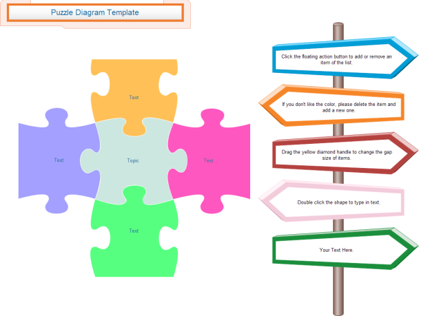 Blank Puzzle Diagram | Free Blank Puzzle Diagram Templates