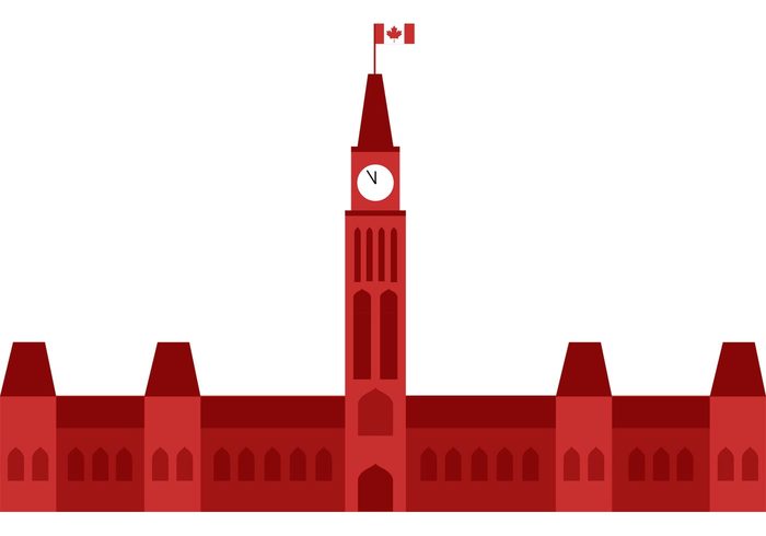 Canadian Parliament Building | Free Vector Art at Vecteezy!