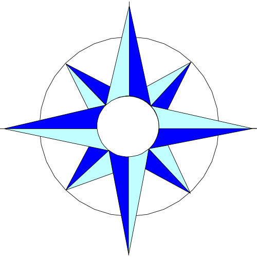 Blank Compass Rose | Free Download Clip Art | Free Clip Art | on ...
