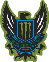 monster Army Logo Vector (.EPS) Free Download