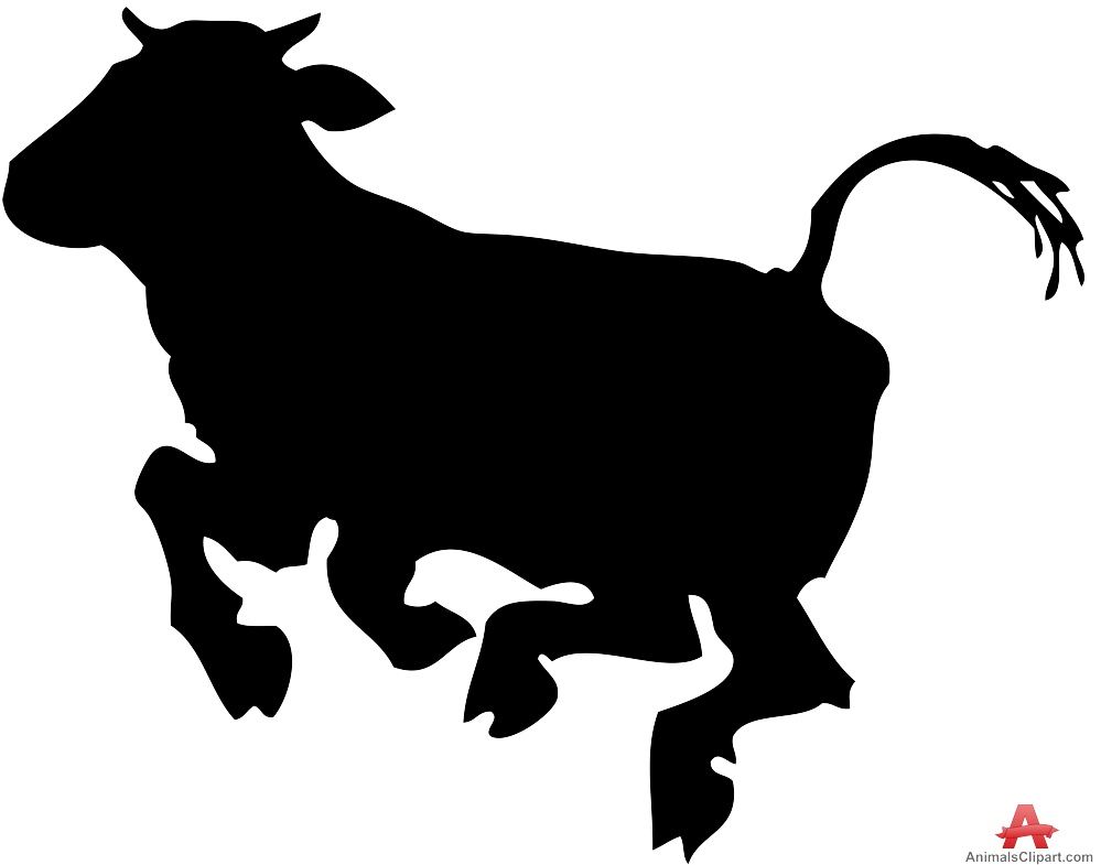 cow jumping clipart - photo #21