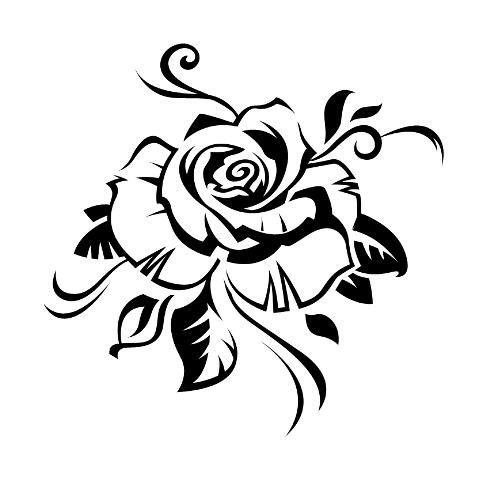 Tribal rose tattoo pictures | Tattoo Collection
