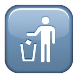 ð??® Put Litter in its Place Symbol Emoji (U+1F6AE)